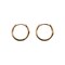 John Bead Huggie Hoop Round Shape Earrings Must Have Findings, 8pcs
